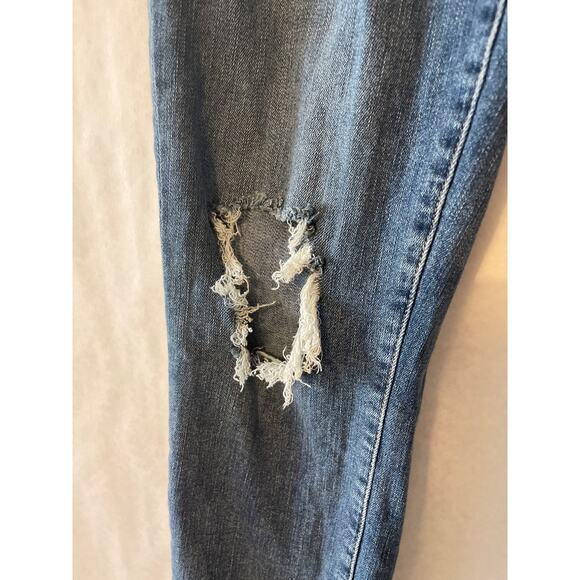 Good American Good Legs Distressed Skinny Jean Style GAGL899 Women's Size 8/29 - Picture 4 of 8